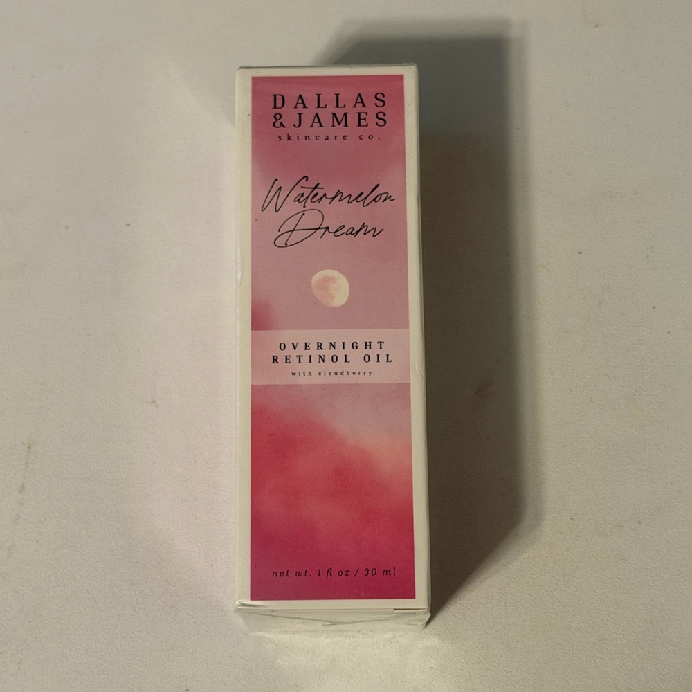 Dallas & James Watermelon Dream Retinol Oil 1 oz New